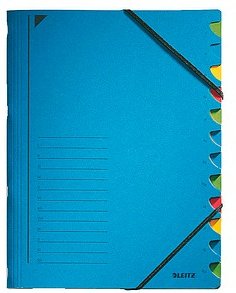 Thumbnail - AKTION: LEITZ Ordnungsmappe 3912 12 Fächer blau, 1 St. mit Prämie nach Registrierung