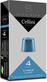 Cellini LUNGO VIVACE Kaffeekapseln, Arabicabohnen mild, 10 Portionen