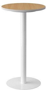Thumbnail - meet powered by PAPERFLOW Stehtisch rund Spanplatte buche 60,0 x 60,0 x 110,0 cm, 1 St.