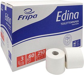 Thumbnail - FRIPA Toilettenpapier Edina 3-lagig, 60 Rollen