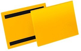 Thumbnail - DURABLE Magnettaschen gelb A5, 50 St.