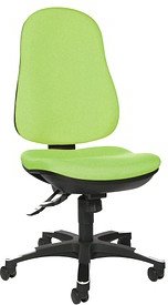 Thumbnail - Topstar Bürostuhl Trend SY 10, 9020G05 Stoff grün, Gestell schwarz