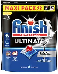 finish POWERBALL ULTIMATE ALL IN 1 Spülmaschinentabs 46 St.