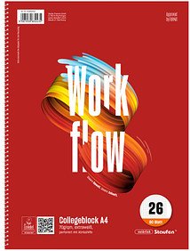 Staufen® Collegeblock Style kariert DIN A4 Außenrand, 1 St.