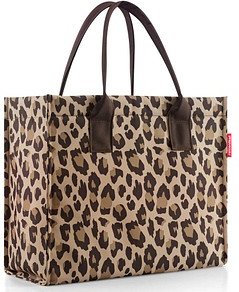 Thumbnail - reisenthel® Einkaufstasche daily shopper leo macchiato Kunststoff braun DN 6048
