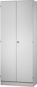 HAMMERBACHER Aktenschrank Haziender, V6100/5/5/SG lichtgrau 4 Fachböden 80,0 x 42,0 x 200,4 cm