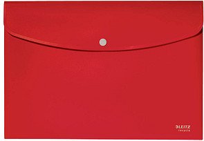 AKTION: LEITZ Dokumententasche Recycle 4678 DIN A4 rot genarbt, 1 St. mit Prämie nach Registrierung