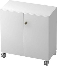 HAMMERBACHER Aktenschrank Profi, V228T2RA/W/W/SG weiß 1 Fachboden 80,0 x 42,0 x 82,0 cm