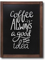 Showdown® Displays Kreidetafel Natura 60,0 x 80,0 cm Dark Wood