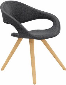 Thumbnail - fm Besucherstuhl Elan 4260761571485 anthrazit Stoff