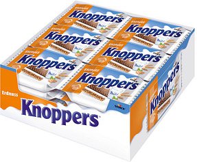Knoppers® Haselnuss-Schnitten Erdnuss 24 St.