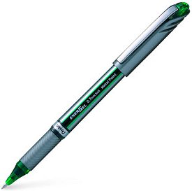 Pentel ENERGEL BL27 Gelschreiber grün/silber 0,35 mm, Schreibfarbe: grün, 1 St.
