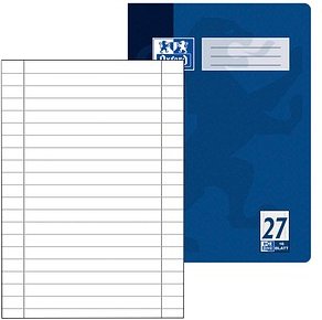 Thumbnail - OXFORD Doppelheft Lineatur 27 liniert DIN A4 Innen- und Außenrand, 32 Blatt, 1 St.