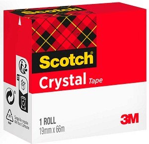 Scotch Crystal Klebefilm kristall-klar 19,0 mm x 33,0 m 1 Rolle