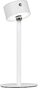 Hansa Flare Ombre Schreibtischlampe weiß, matt 5 W