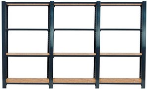 Thumbnail - Simonrack Schwerlast-Weitspannregal OFFICLICK 4 8425437127793 anthrazit, braun 240,0 x 30,0 x 150,0 cm