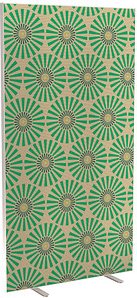 PAPERFLOW Trennwand easyScreen Vintage, 60805 bunt 94,0 x 173,4 cm, 1 St.