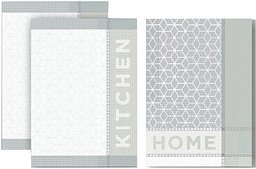 Dyckhoff Geschirrtücher Home & Kitchen grau 50,0 x 70,0 cm, 3 St.