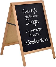 update displays Kundenstopper Indoor schwarz DIN A1