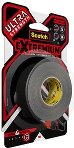 Thumbnail - Scotch Extremium™ Ultra Strength Gewebeband schwarz 24,0 mm x 10,0 m 1 Rolle