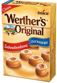 Werther’s® Original Sahnebonbons zuckerfrei Bonbons 12 St./ 42,0 g