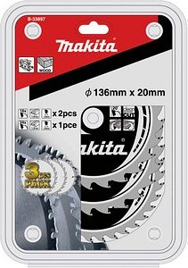 makita B-33897 Kreissägeblätter-Set 3-teilig, 1 Set