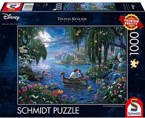 Schmidt Disney Ariel und Prinz Eric Puzzle, 1000 Teile