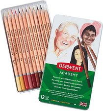 DERWENT Academy Skintones Aquarellstifte farbsortiert, 12 St.