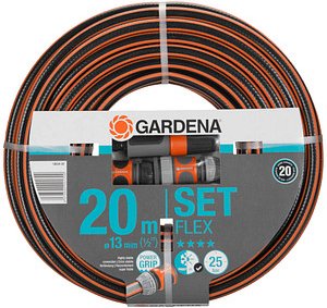 GARDENA Gartenschlauch-Set Comfort FLEX Set 20,0 m