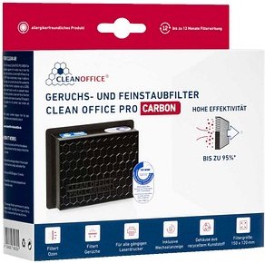 Thumbnail - CLEAN OFFICE® Feinstaubfilter Pro Carbon Größe 15,0 x 12,0 cm