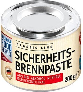 EDEKA Sicherheits-Brennpaste transparent, 200 g