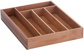 Zeller Bamboo Besteckkasten braun 1 St.