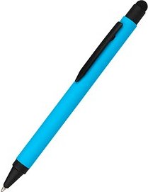 ONLINE® Kugelschreiber ALU Stylus blau, Schreibfarbe: blau, 1 St.