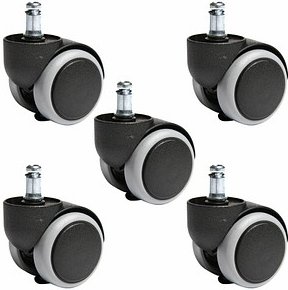 Topstar Stuhlrollen für harte Böden, 5 St.