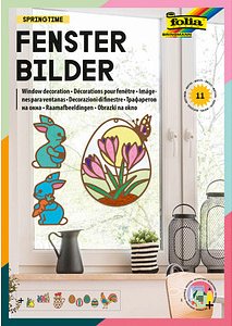 folia Fensterbilder Set Springtime mehrfarbig