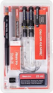 ARISTO mg1 pro Studio Tuschefüller-Set schwarz, 1 Set