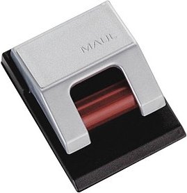 10 MAUL S Rollenclips silber selbstklebend, Wandmontage