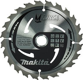 Thumbnail - makita B-32007 M-FORCE Kreissägeblatt 165,0 mm, 24 Zähne