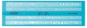 STAEDTLER Schriftschablone Mars® 572 FL blau