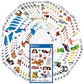 Thumbnail - AVERY Zweckform Aufkleber-Set 59992 Tiere, 485 Etiketten