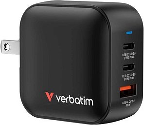 verbatim 32229 Mini GaN Ladeadapter schwarz, 70 W