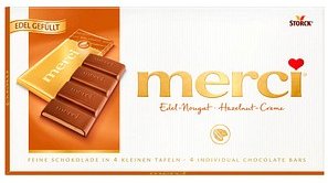 merci® Edel-Nougat Schokolade 4 St./112,0 g
