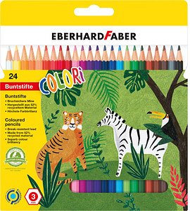 EBERHARD FABER Colori Buntstifte farbsortiert, 24 St.