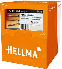 Thumbnail - HELLMA Pfeffersticks Gewürz, 750 St.