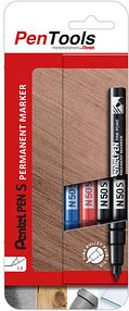 Pentel PenTools N50S-PRO4ABCEU Permanentmarker farbsortiert 1,0 mm, 4 St.
