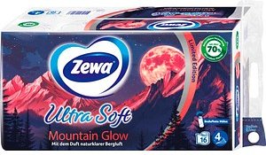 Zewa Toilettenpapier Ultra Soft "Blütentraum" 4-lagig, 16 Rollen