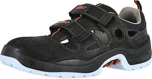 Thumbnail - ruNNex® unisex S1 Sicherheitssandalen "5100" TeamStar schwarz Größe 46