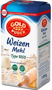 GOLDPUDER Weizenmehl Type 1050 1,0 kg