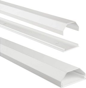 Thumbnail - hama eckig Alu Kabelkanal 110,0 cm weiß