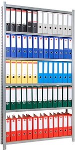 Thumbnail - Manorga Schwerlastregal EPSILINE ASZ2210306DAAA099 silber 100,0 x 30,0 x 228,0 cm